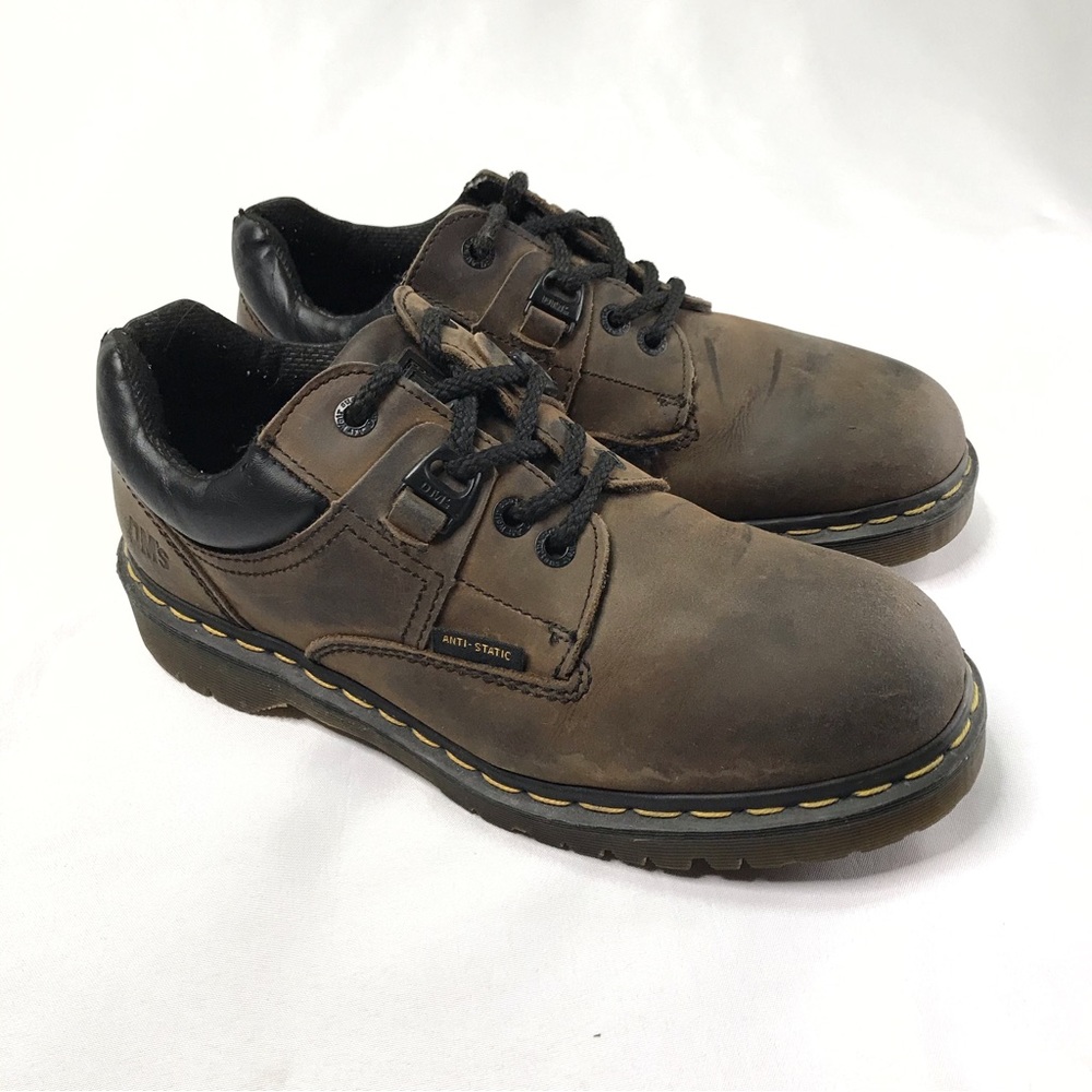 Dr. Martens Industrial Lace Up Work Shoes Sneakers Made in England Size 9 - Picture 3 of 12